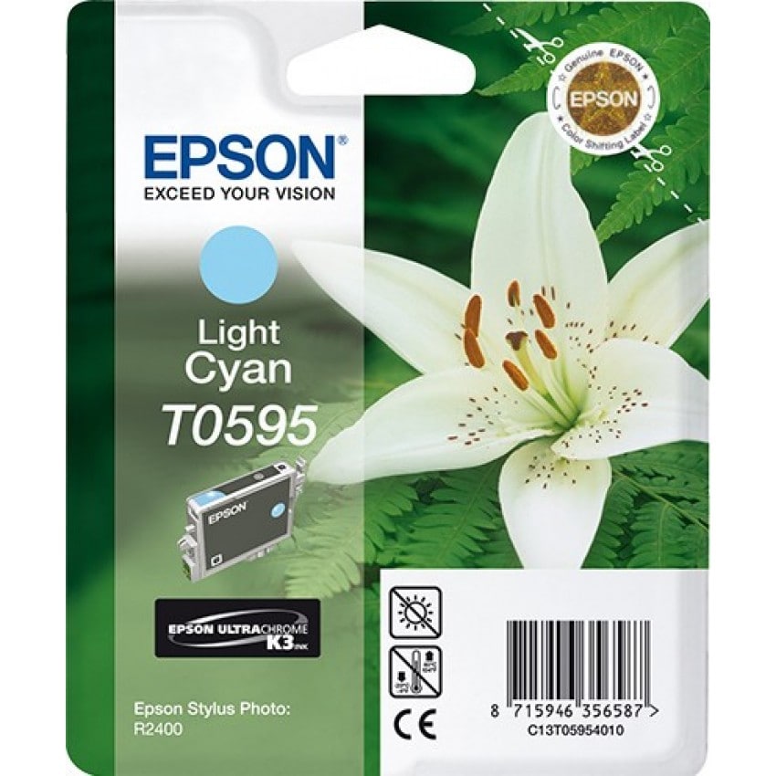 Cartouche d'encre EPSON T0595 Lys - Cyan clair