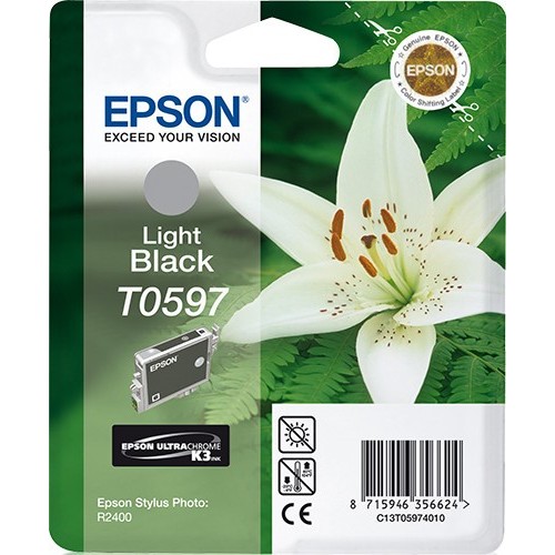 EPSON - Cartouche d'encre T0597 Lys - Gris