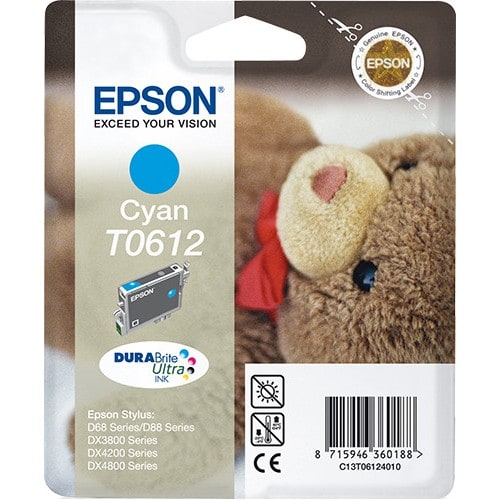 EPSON - Cartouche d'encre T0612 Ourson - Cyan