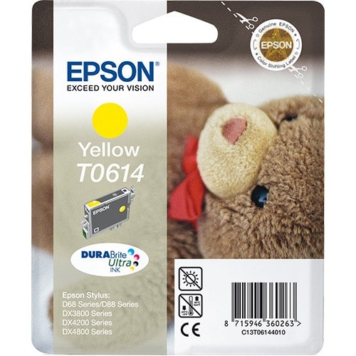 EPSON - Cartouche d'encre T0614 Ourson - Jaune