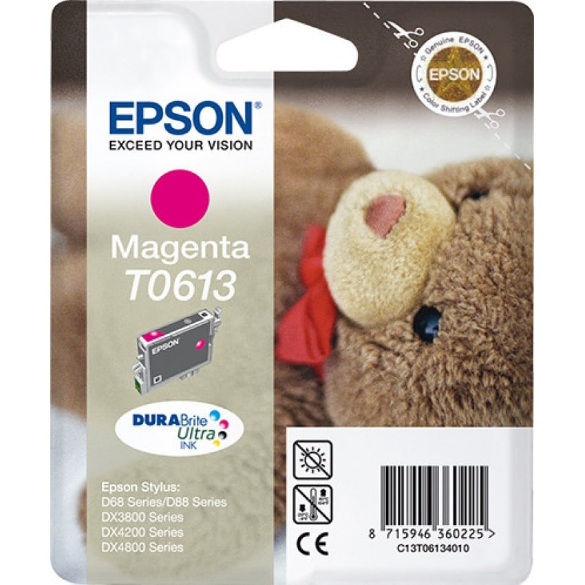 Epson cartouche Ourson encre noire 8ml