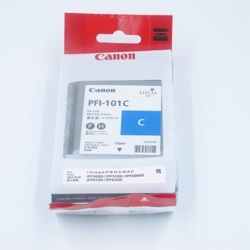 Cartouche d'encre traceur CANON IPF5100/6100 - Cyan - 130ml - PFI-101C