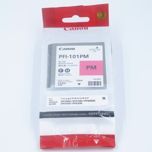CANON - Cartouche d'encre traceur IPF5100/6100 - Magenta Photo - 130ml - PFI-101PM