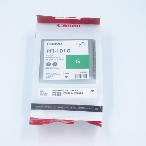 Cartouche d'encre traceur CANON IPF5100/6100 - Vert - 130ml - PFI-101G