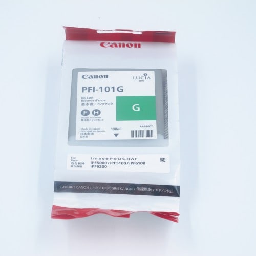 CANON - Cartouche d'encre traceur IPF5100/6100 - Vert - 130ml - PFI-101G