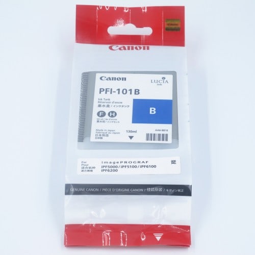 Cartouche d'encre traceur CANON IPF6300/6350/6400/6450 - Bleu - 130ml - PFI-106B