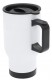 Mug inox isotherme de voyage blanc 400ml pour sublimation (1p)