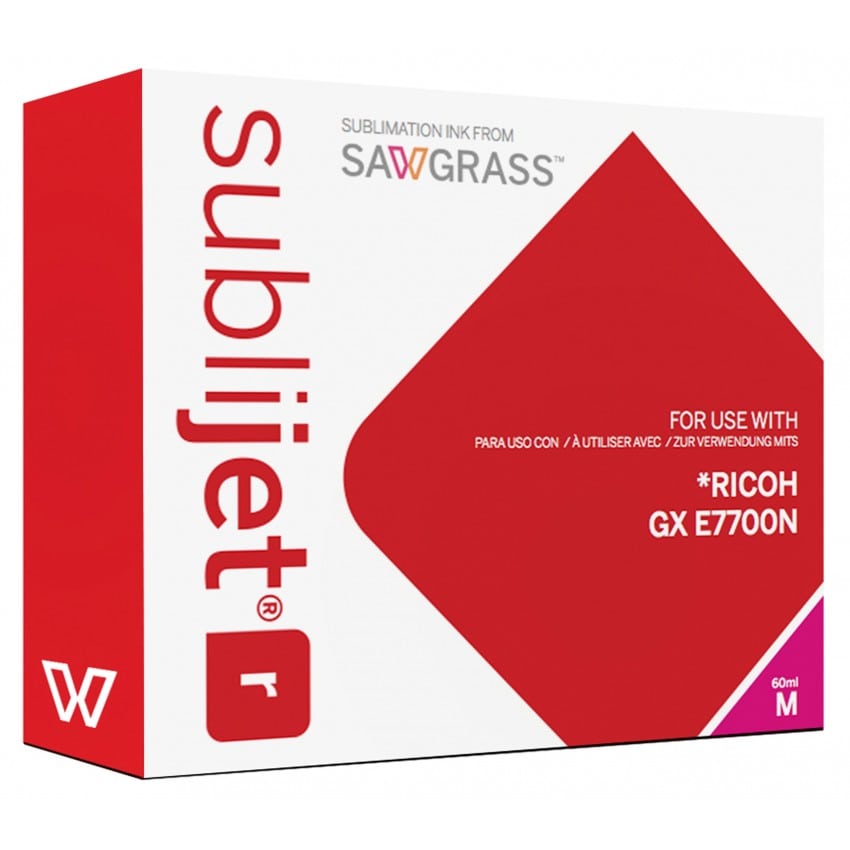 Encre sublimation SAWGRASS Sublijet - Magenta 60ml - pour RICOH Gxe 7700N