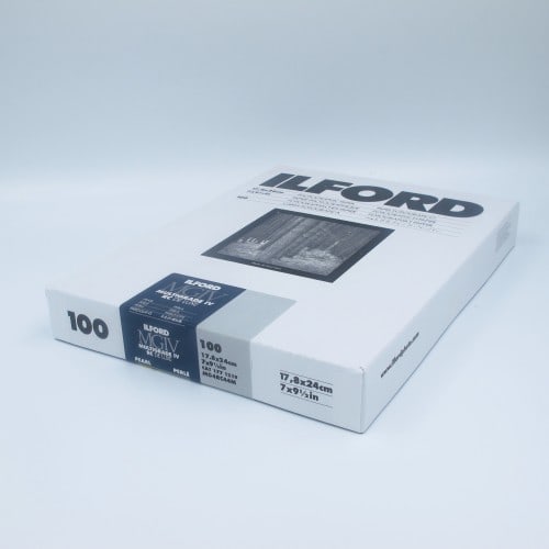 ILFORD - Papier argentique noir et blanc MG IV RC DE LUXE Perlé 44M (1771219) - 100 Feuilles 190 g/m2 17,8x24 cm