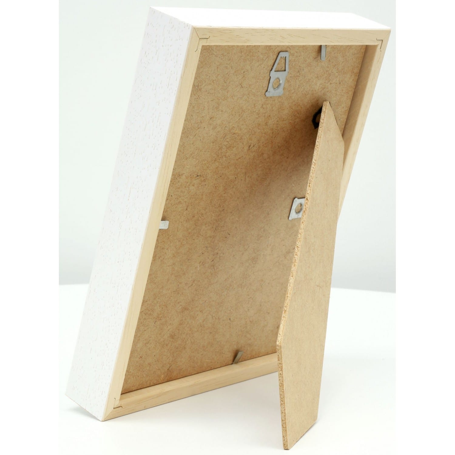 Deknudt cadre photo 20x20-30x30 cm - bois en blanc avec passe-partout -  s223k1 - Conforama