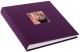série BELLA VISTA Traditionnel en Lin - 30x31cm 60 pages blanches - Couverture personnalisable (Aubergine)