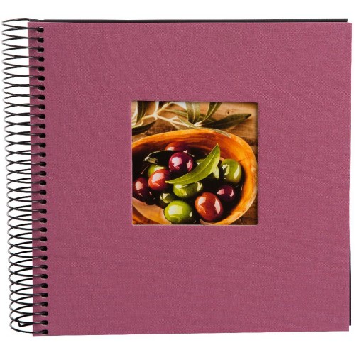 GOLDBUCH - Album photo traditionnel BELLA VISTA - 40 pages noires - 80 photos - Couverture Fushia 21x20cm