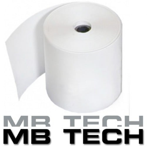 MB TECH - Papier jet d'encre Papier métal pour FUJI DL410 / DL430 / DL450 - 203mm x 101m - 245g - 2 rouleaux