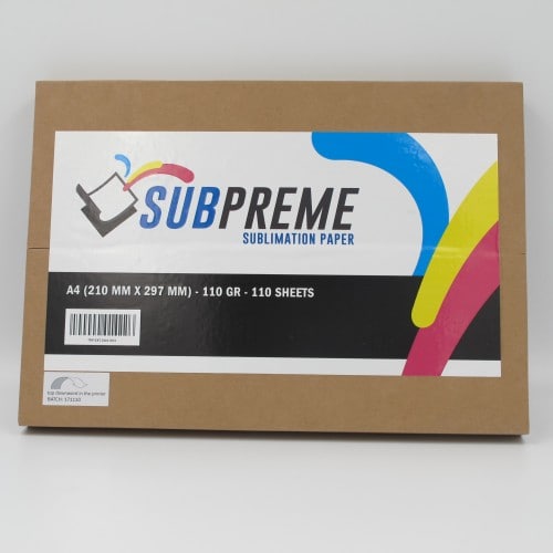 Papier sublimation XTREME pour transfert - Format A4 - 110g - Pack de 110 feuilles