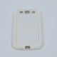 Coque smartphone TECHNOTAPE 2D Samsung Galaxy S3/GT-i9300 souple blanche avec feuille aluminium