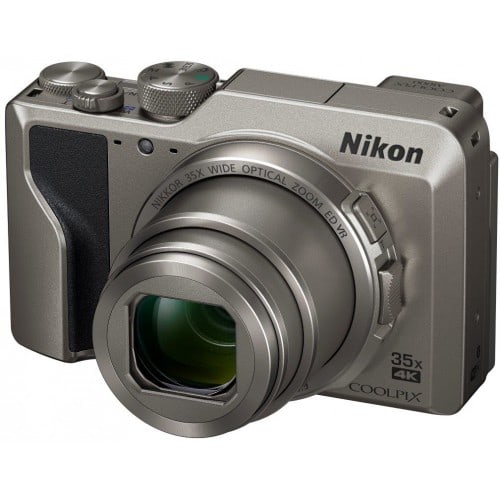 NIKON - Appareil compact numérique Coolpix A1000 silver - 16,8Mpx - zoom 35x (24-840mm) - écran 7,5cm tactile pivotable