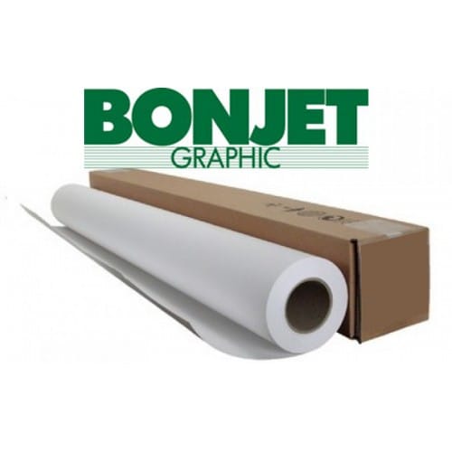 BONJET - Papier jet d'encre RC lustré 250g 17" (43,2cm x 30m)