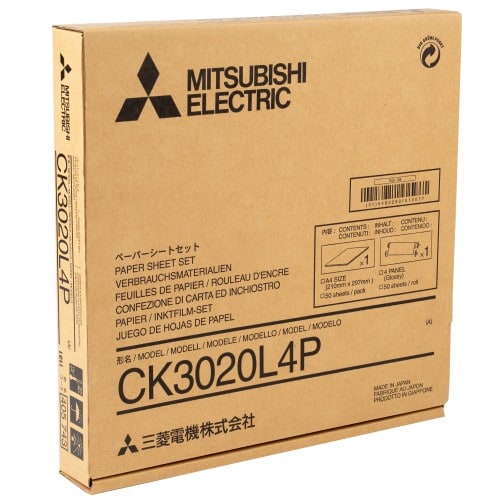 Consommable thermique MITSUBISHI pour CP-3020 - 20x25cm - 50 tirages