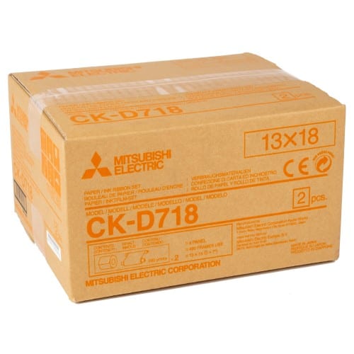 Consommable thermique MITSUBISHI CK-D718 pour CP-D70DW-S / CP-D707DW-S / CP-D80DW-S - 13x18cm - 460 tirages