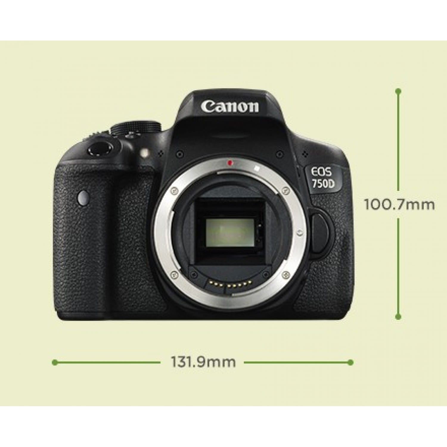 Appareil Photo Numérique Canon EOS 750D Professionnel Wi-Fi et NFC