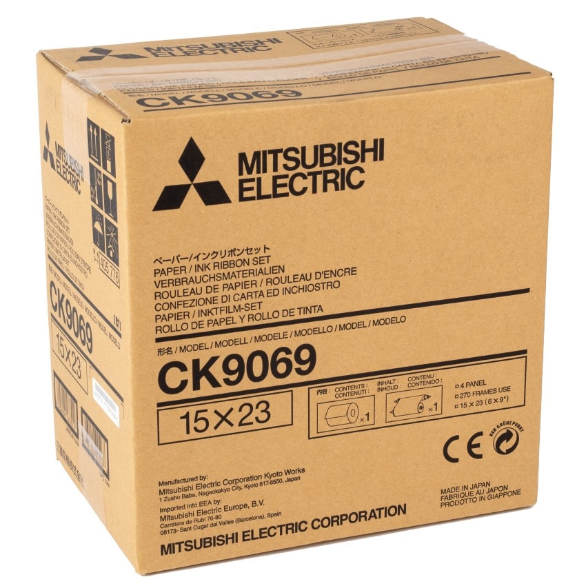 Consommable thermique MITSUBISHI pour CP-9550DW / CP9800DW / CP9810DW - 15x23cm - 270 tirages