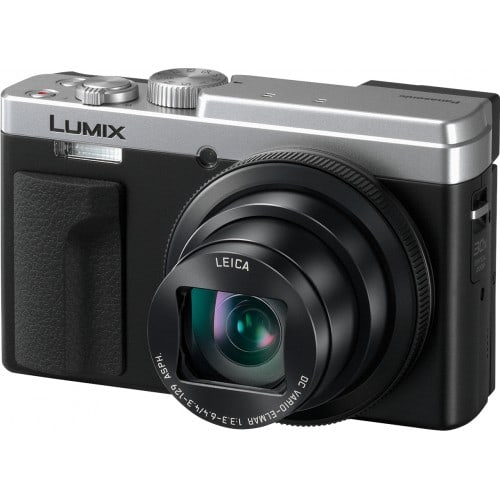 PANASONIC - Appareil compact numérique DC-TZ95 (silver) 20,3Mpx - zoom 30x (24-720mm) - F3.3 - 6.4 - écran 7,5cm tactile & inclinable - Photo/Vidéo 4K - Wifi