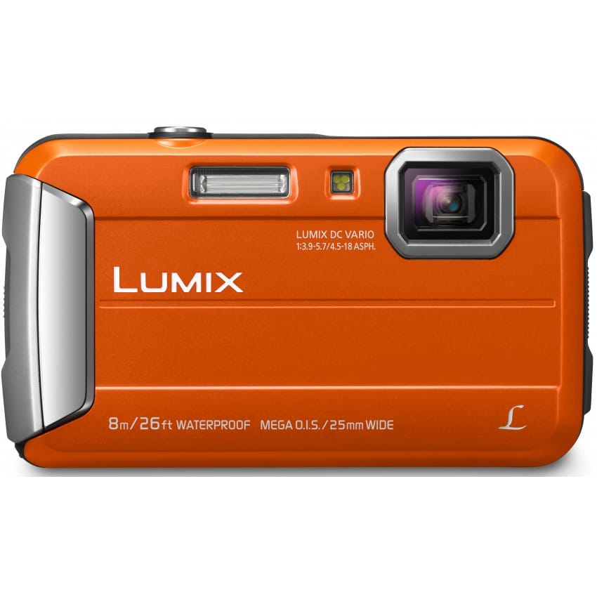 DMC-FT30 (orange) 16,1Mpx - zoom 4x - étanche 8m - écran 6,75cm - Vidéo HD