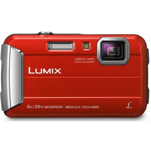 PANASONIC - Appareil compact numérique DMC-FT30 (rouge) 16,1Mpx - zoom 4x - étanche 8m - écran 6,75cm - Vidéo HD