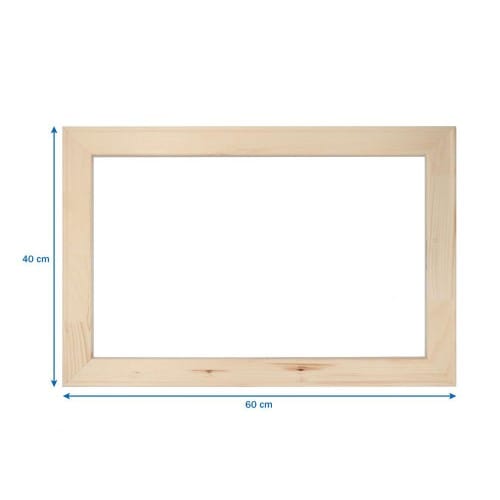 Châssis bois monté section 18x45mm format 40x60cm