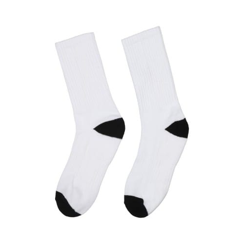 Paire de chaussettes de sport blanche 37/39 pour sublimation