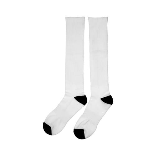 Paire de chaussettes de sport longue blanche 37/39 pour sublimation