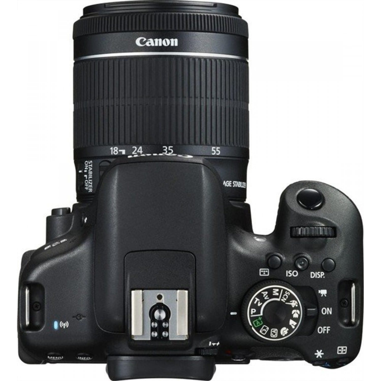 CANON - Appareil reflex numérique EOS 800D boitier + optique 18-55 IS STM -  24,2Mpx - rafale 6 img./s - écran tactile 7,7cm orientable - vidéo Full HD