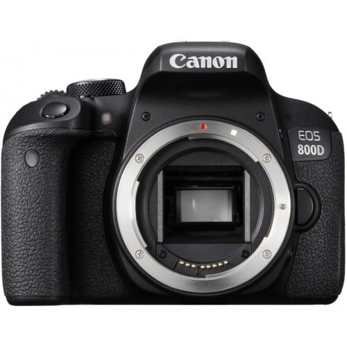 CANON - Appareil reflex numérique EOS 800D boitier nu - 24,2Mpx - rafale 6 img./s - écran tactile 7,7cm orientable - vidéo Full HD