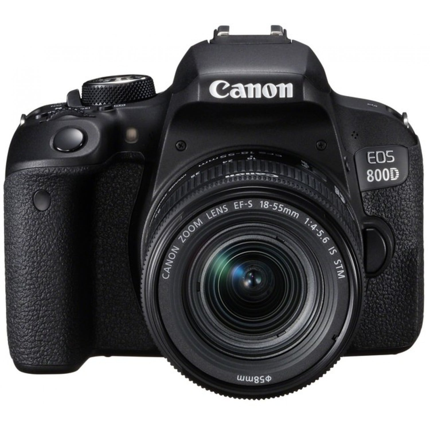 Appareil reflex numérique CANON EOS 800D boitier + optique 18-55 IS STM -  24,2Mpx - rafale 6 img./s - écran tactile 7,7cm orientable - vidéo Full HD