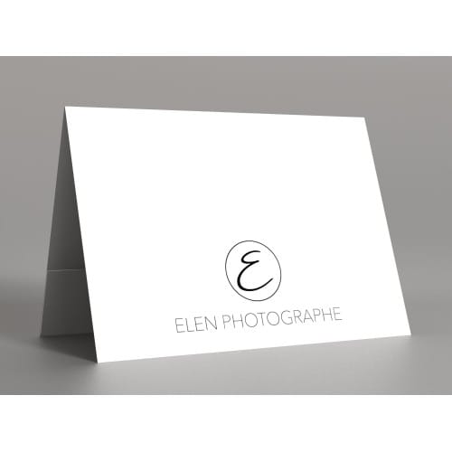 papier blanc satiné 350g  - Impression 1ère et 4ème de couverture