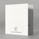papier blanc satiné 350g  - Impression avec Vernis 3D - Recto/Verso