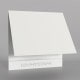 papier blanc 350g satiné  - Impression 1ère et 4ème de couverture - Vernis 3D