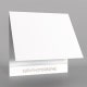 papier blanc 350g satiné  - Impression 1ère et 4ème de couverture avec Dorure Or