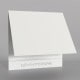 papier blanc 350g satiné  - Impression noire 1ère et 4ème de couverture avec Dorure Argent