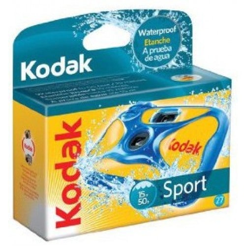 KODAK - Appareil photo jetable 27 poses - Etanche 15 mètres - Sport  800 iso