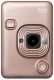 Fuji Instax Mini LiPlay Blush Gold EX D - Format Photo 86x54 mm - Livré avec 1 batterie, chargeur et dragonne