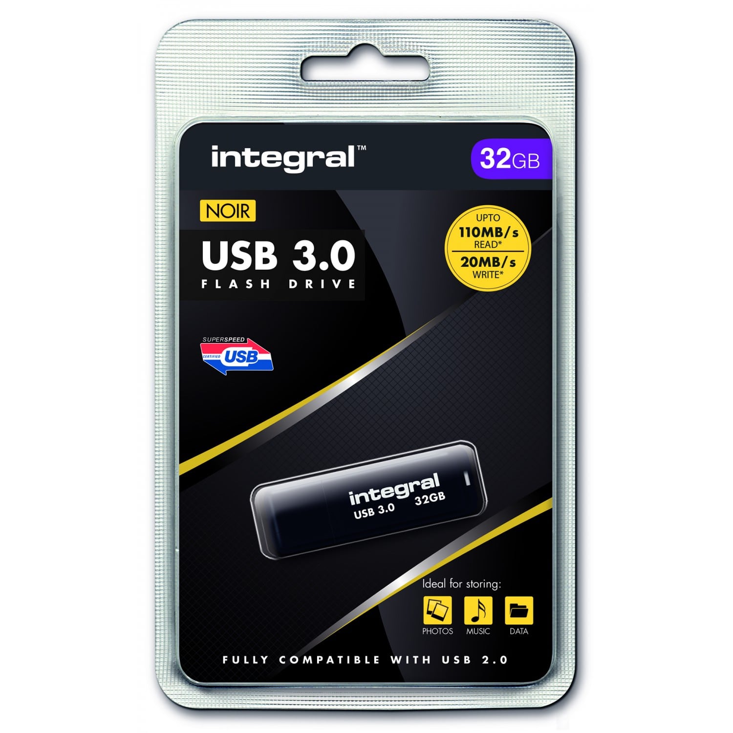 Clé USB 3.0 INTEGRAL ARC métal 32 GB