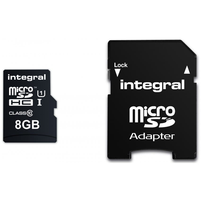 microSDHC UltimaPro Classe 10 (90 Mo/) 8GB (+ adaptateur SD)