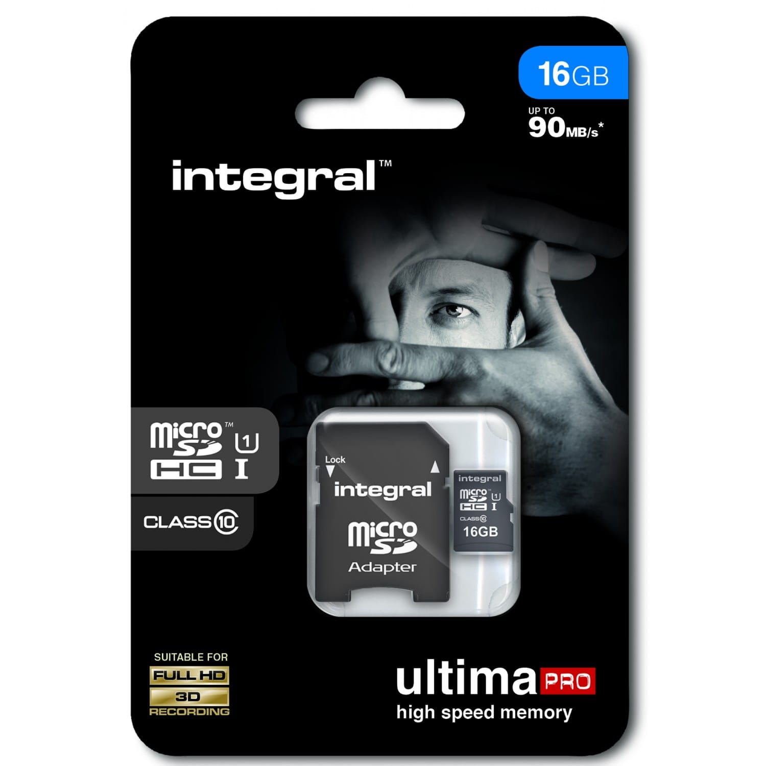 Carte micro SD HC 4GB avec adaptateur carte SD