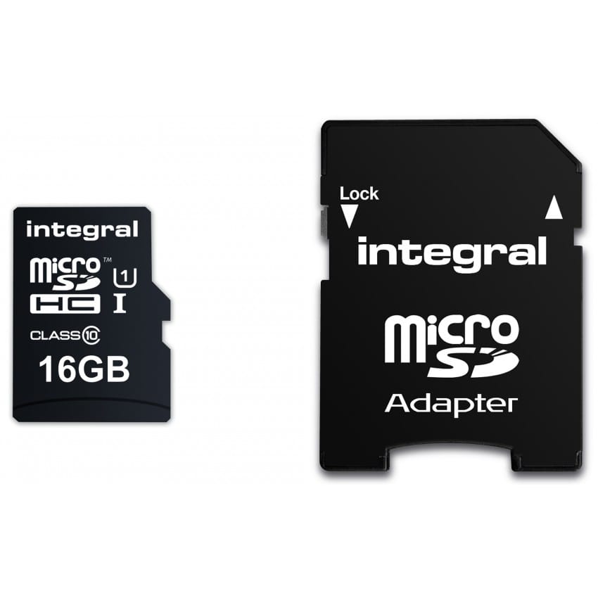 microSDHC UltimaPro Classe 10 (40 Mo/s 266x) 16 GB (+ adaptateur SD)