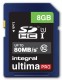 Integral Carte SD HC 8GB Ultima Pro Full HD Class 10 (80MB/s) *