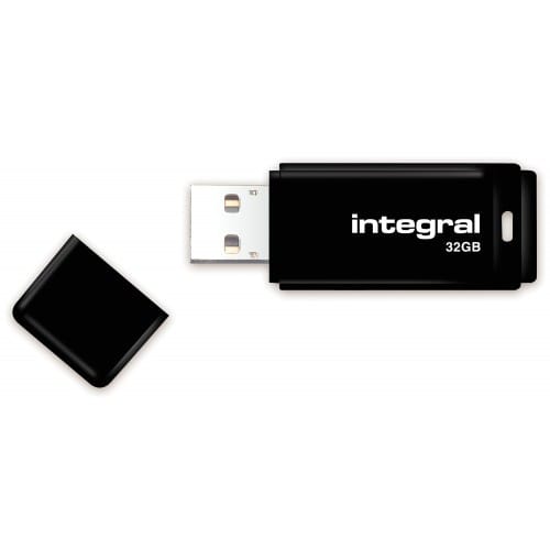 INTEGRAL - Clé USB 2.0 Flash Drive Black 32 GB (Noir)