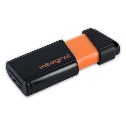 INTEGRAL - Clé USB 2.0 Flash Drive Pulse 32 GB (Orange)