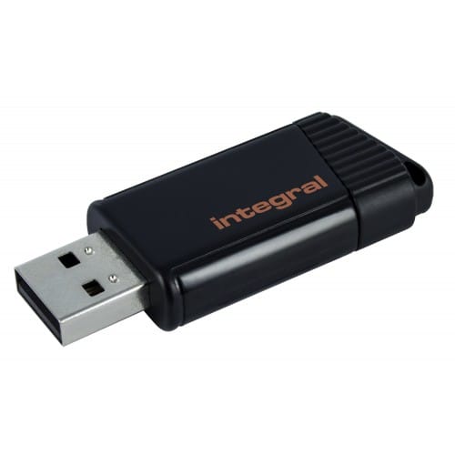 Clé USB 2.0 Integral Neon 8 Go – Couleur Orange Fluo – Dimensions 5,4x1,8x0,8 Cm – Compatible PC, Mac, Linux – Conception Légère Et Profilée - 5