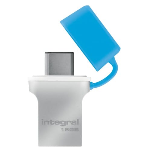 INTEGRAL - Clé USB 3.0 Flash Drive Fusion 16 GB (Métal Bleu)